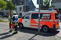 Unfall zwischen zwei KVB Bahnen Koeln Hoehenhaus Im Weidenbruch P043